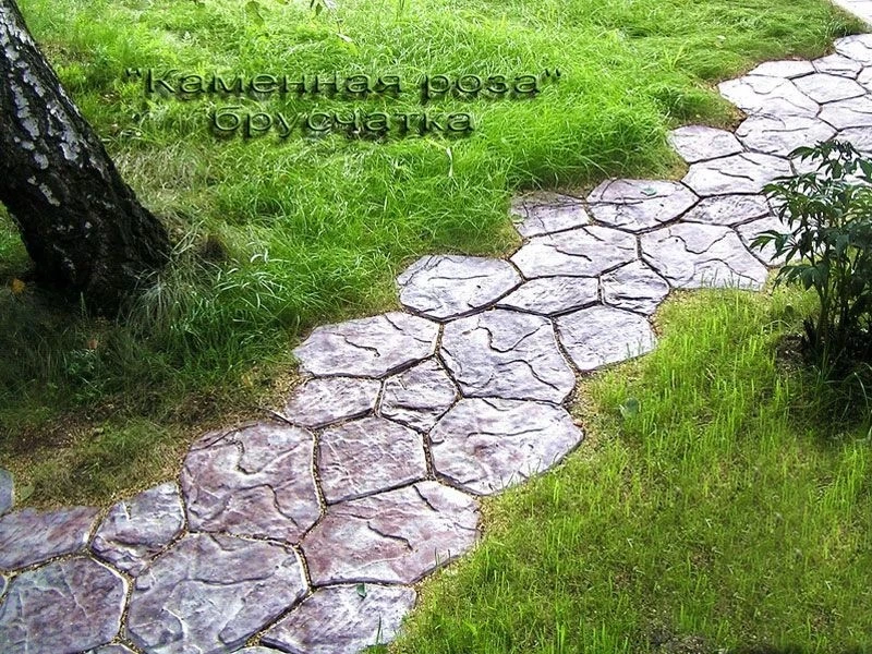 Плитка каменная роза (большая)  12 эл. 1кв. 40 мм